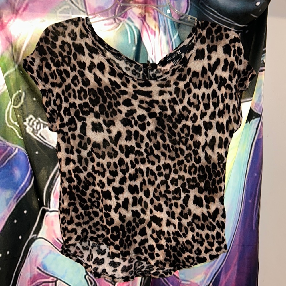 Cheetah print top!